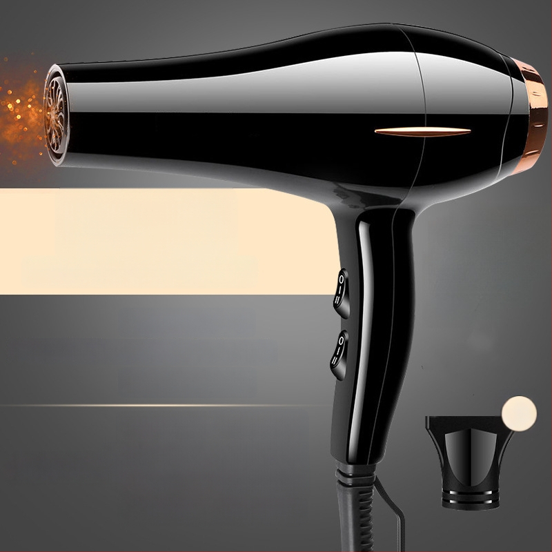Plaukų džiovintuvas namų naudojimui, didelė galia 800 W, DC variklis, sulankstoma rankena, vienas antgalis, karštas/šaltas oras