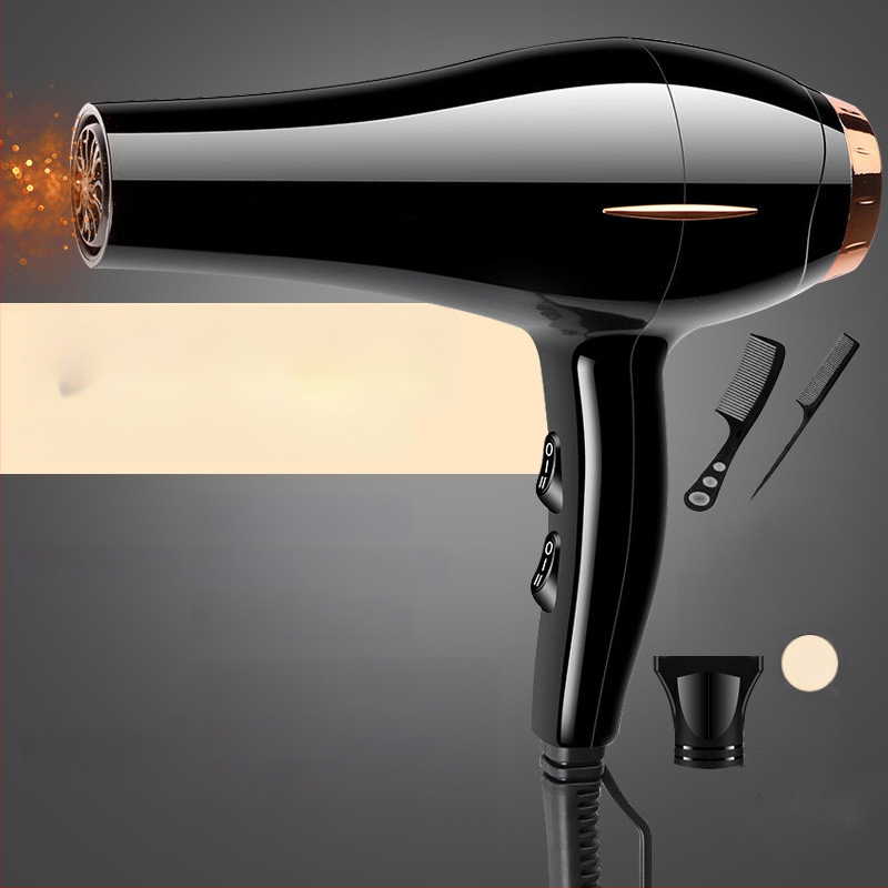 Plaukų džiovintuvas namų naudojimui, didelė galia 800 W, DC variklis, sulankstoma rankena, vienas antgalis, karštas/šaltas oras