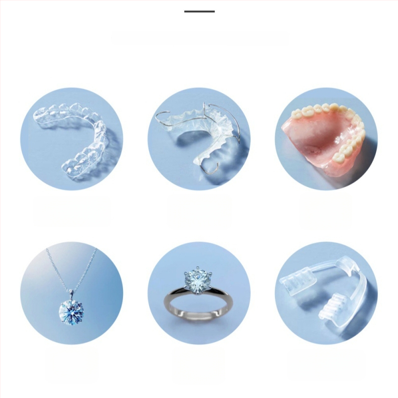 Ultraheli puhastusmasin breketitele, retaineritele, prillidele ja juveelidele – kodune mitmeotstarbeline puhastusmasin, USB toide, 12V, 20W, 300 ml