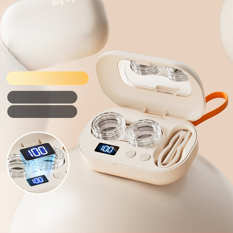 Kaasaskantav mini elektriline kontaktläätsede puhastusmasin — mehaaniline töö, USB toiteallikas, 5 V, 5 W, maht kuni 300 ml