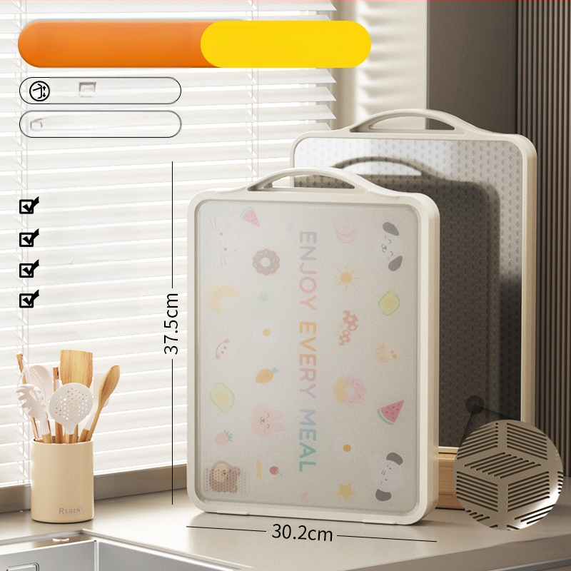 Nerūdijančio plieno pjaustymo lenta, antibakterinė, priešpelėšinė, dvipusė, Nordic stiliaus, CX Cixun, Kilmė Yiwu