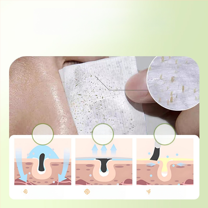 Ousiyun bambuko ekstrakto juodųjų taškų šalinimo trijų dalių komplektas – šveitimas, porų susiaurėjimas, drėkinimas ir odos tono šviesinimas