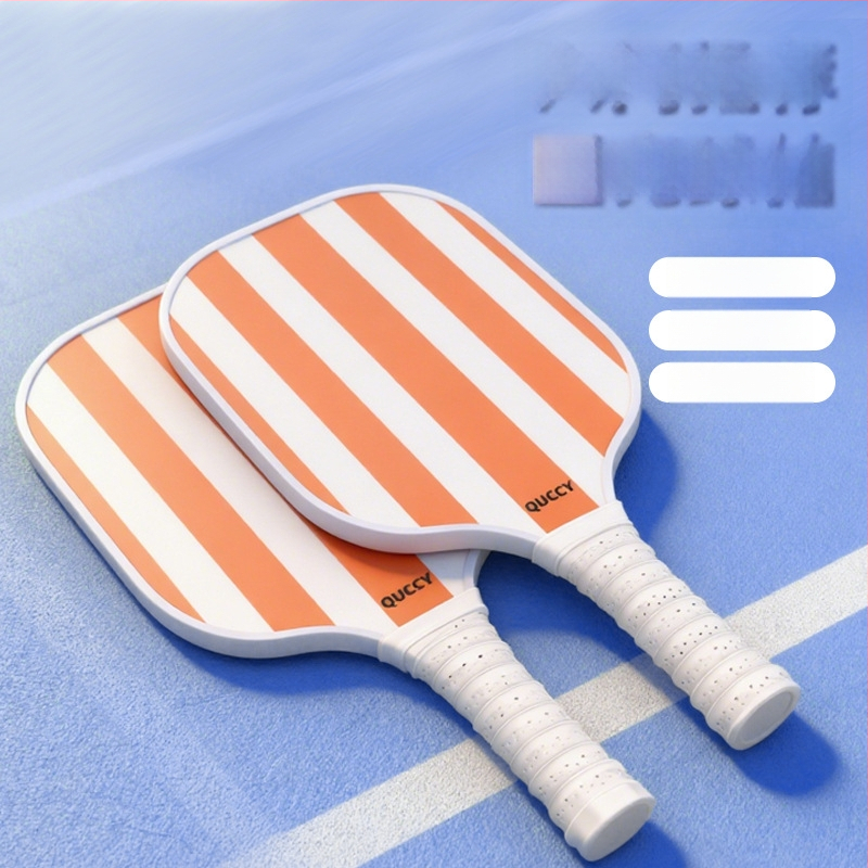 Pickleballi rekettide komplekt - süsinikfiiber rekettid, bränd Neli, 210 g iga reketi kohta; sisaldab 2 rekette, 4 palli ja kotti, kogukaal 540 g