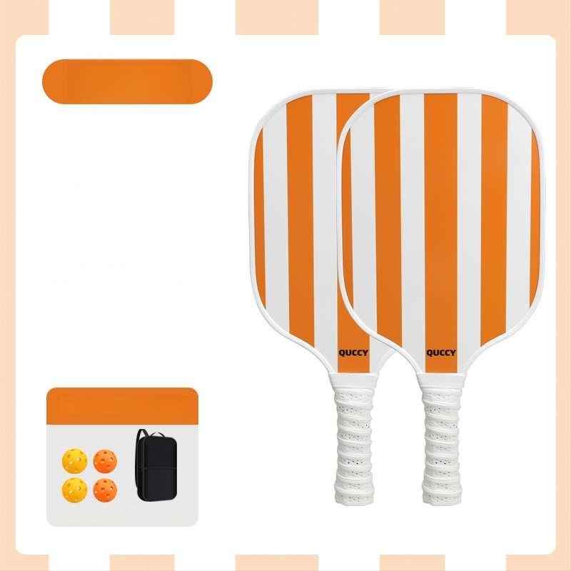 Pickleballi rekettide komplekt - süsinikfiiber rekettid, bränd Neli, 210 g iga reketi kohta; sisaldab 2 rekette, 4 palli ja kotti, kogukaal 540 g