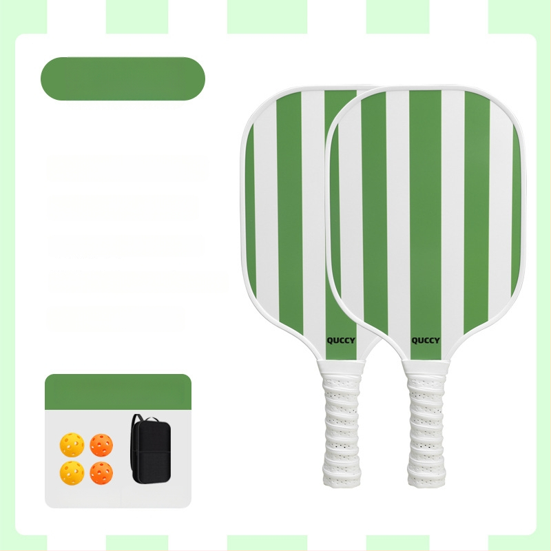 Pickleballi rekettide komplekt - süsinikfiiber rekettid, bränd Neli, 210 g iga reketi kohta; sisaldab 2 rekette, 4 palli ja kotti, kogukaal 540 g