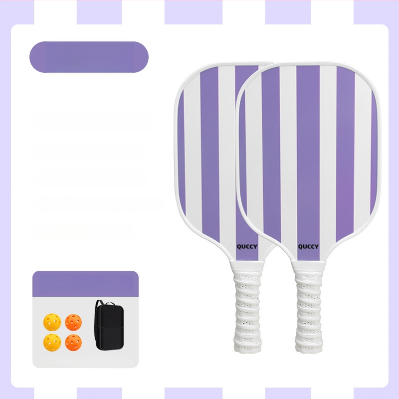 Pickleballi rekettide komplekt - süsinikfiiber rekettid, bränd Neli, 210 g iga reketi kohta; sisaldab 2 rekette, 4 palli ja kotti, kogukaal 540 g