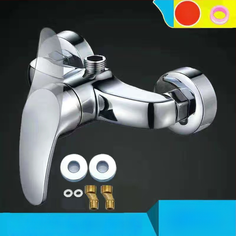 Vario dušo maišytuvo, sieninis montavimas, maišymo vožtuvas, keraminis vožtuvas, modelis Prince Shower