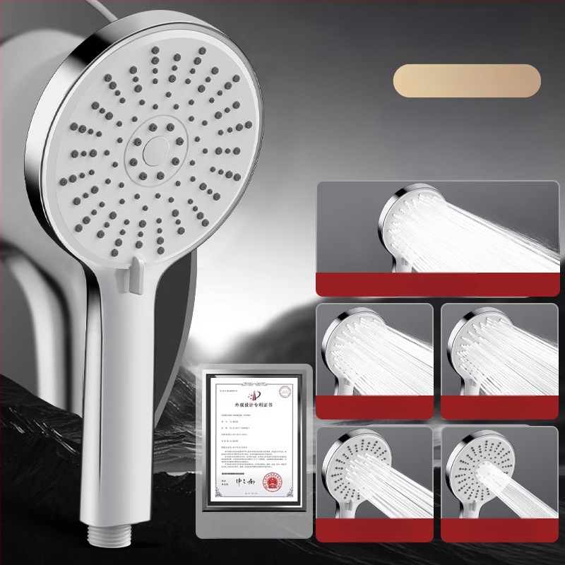 Slėginė dušo galva, reguliuojama penkių greičių, didelis išėjimo panelis ir universali sąsaja