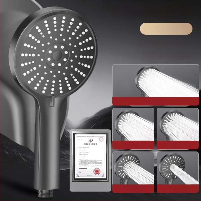 Slėginė dušo galva, reguliuojama penkių greičių, didelis išėjimo panelis ir universali sąsaja