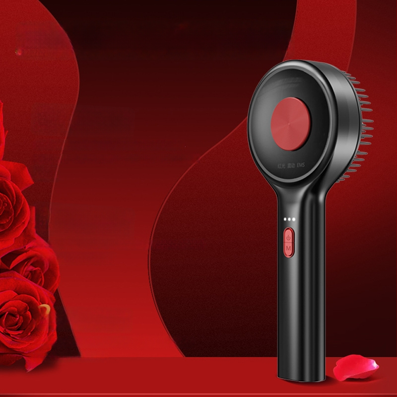 Raudoną šviesą plaukų augimui su galvos odos masažu ir vaistų aplikatoriumi – Modelis DYS001, Specifikacija 001, Tinka visiems