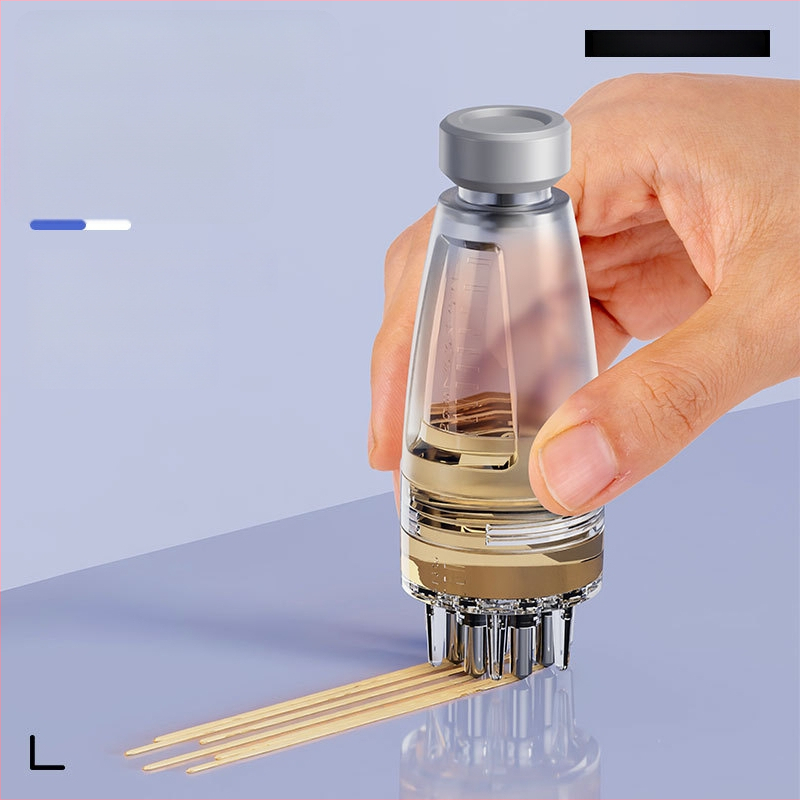 Specialus galvos odos aplikatorius su rutuliniu antgaliu eterinio aliejaus ir maisto tirpalo sprendimams – nešiojamas masážinės su įmontuota 800–1000 mAh baterija, IPX0