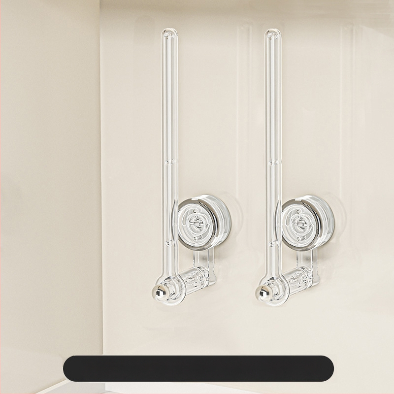 Siurbimo tipo virtuvės popieriaus laikiklis – plastmasinis, tinkamas ritinėliams popieriaus, daugiafunkcinis, šviesios prabangos stilius