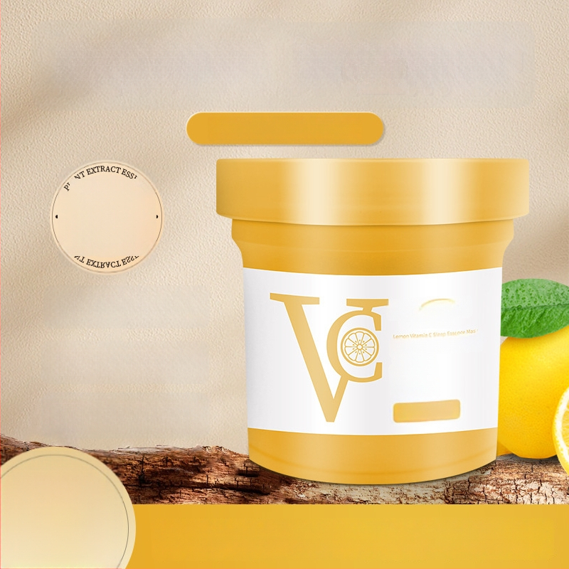 Dr. Bounce Citrinų vitamino C naktinė esencijos kaukė — krem-gelio kaukė, drėkina ir ramina odą, tinkama normalioms odai, galiojimo laikas 3 metai