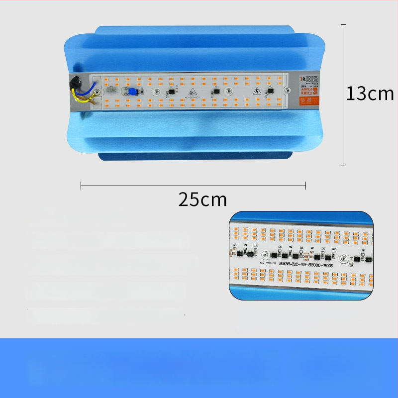 Augalų augimui LED lemputė, 100W, 100 LED, 1000 lm, IP65, tarnavimo laikas 50000 h