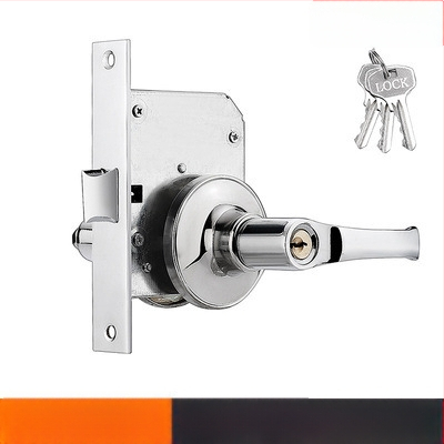 Gaisrų durų spyna – retrofit su raktu • nerūdijantis plienas • modelis: modifikuotas praėjimo užraktas su raktu • gaisrinėms durims • šiuolaikinis minimalistinis stilius • svoris 700 g