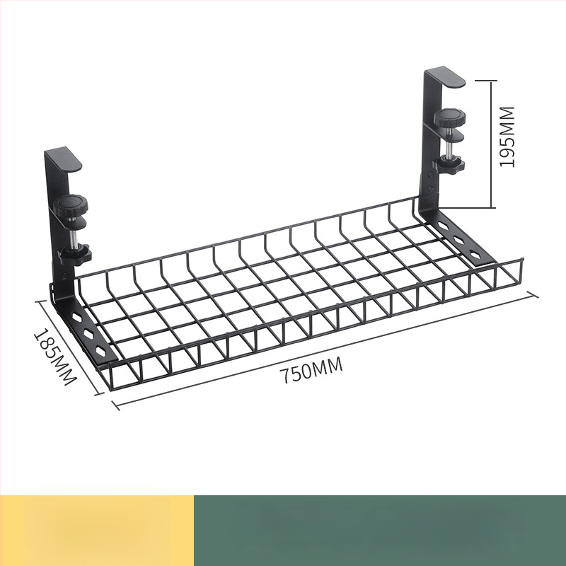 Po stalviršiu kabelių tvarkymo laikiklis, plieno konstrukcija, paprastas ir modernus stilius, darbalaukio saugojimui (Medžiaga: plienas; Stilius: paprastas ir modernus; Išleidimo laikas: 2013 vasara; Prekės ženklas: Three cats)