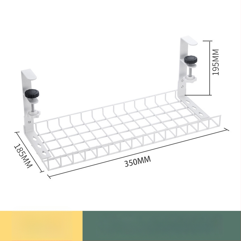 Po stalviršiu kabelių tvarkymo laikiklis, plieno konstrukcija, paprastas ir modernus stilius, darbalaukio saugojimui (Medžiaga: plienas; Stilius: paprastas ir modernus; Išleidimo laikas: 2013 vasara; Prekės ženklas: Three cats)