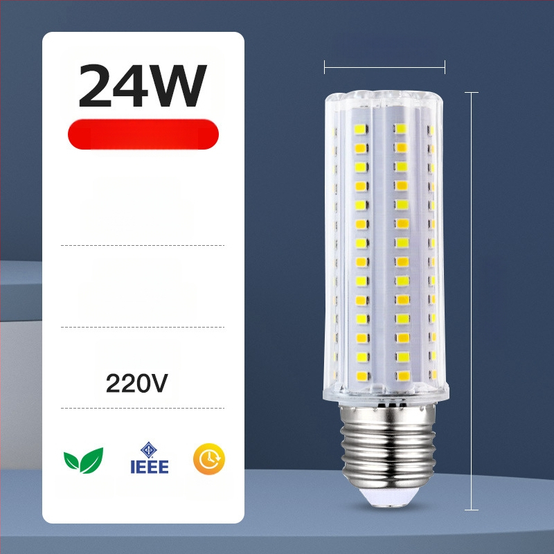 LED kukurūzų lemputė – akių apsauga, be mirgėjimo, 20W • 112 LED • 2000 lm • 360° spindulys • E27 lizdas
