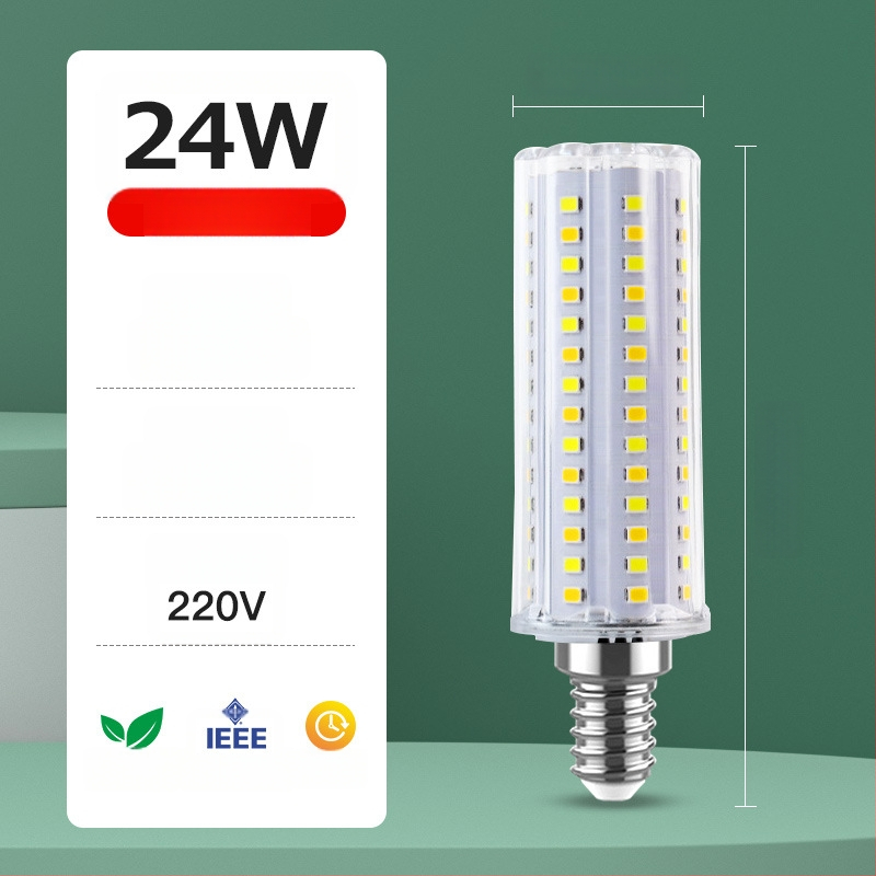 LED kukurūzų lemputė – akių apsauga, be mirgėjimo, 20W • 112 LED • 2000 lm • 360° spindulys • E27 lizdas