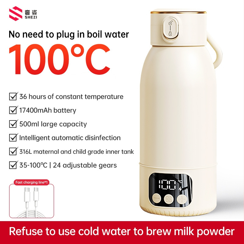 Belaidis Nešiojamas Krūties Šildytuvas, Modelis Tn-11, Nerūdijantis Plienas, 100W, USB/Type-C Maitinimas