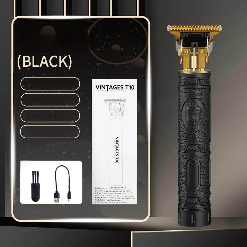 Elektrinė plaukų kirpimo mašinėlė su įmontuota baterija, įkraunama, titanio lydinio peiliukai, nuimama ir plaunama pjovimo galvutė, žemas triukšmas