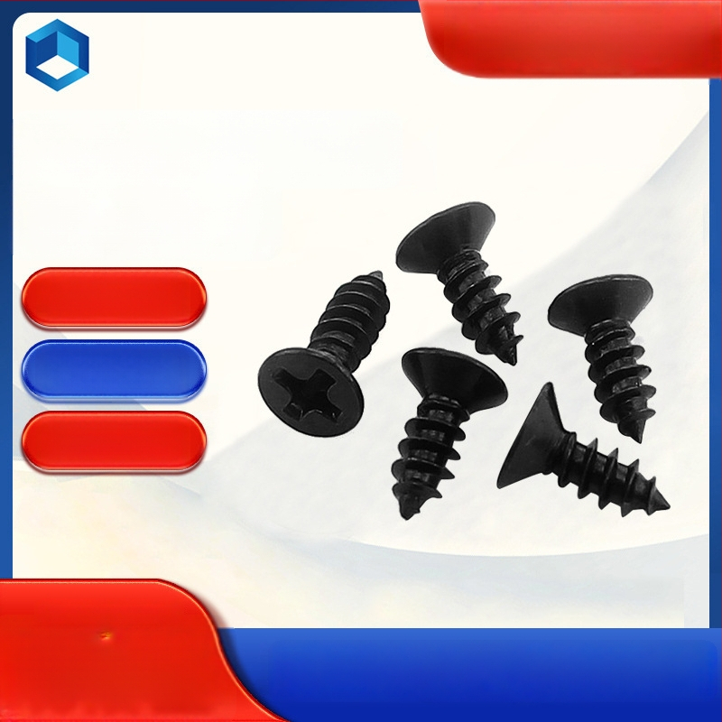 Savarankiškai sriegiančios varžtų, plokščiakgalvės, kryžminė įsuka, nikeliuoti, anglinio plieno 4.8 klasė