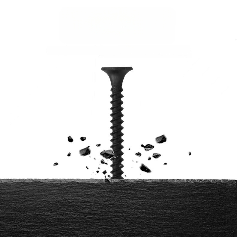 Samořezné skrutky so zapustenou hlavou, fosfátované, oceľ 1022, trieda 8,8, norma GB/T 14210-1993