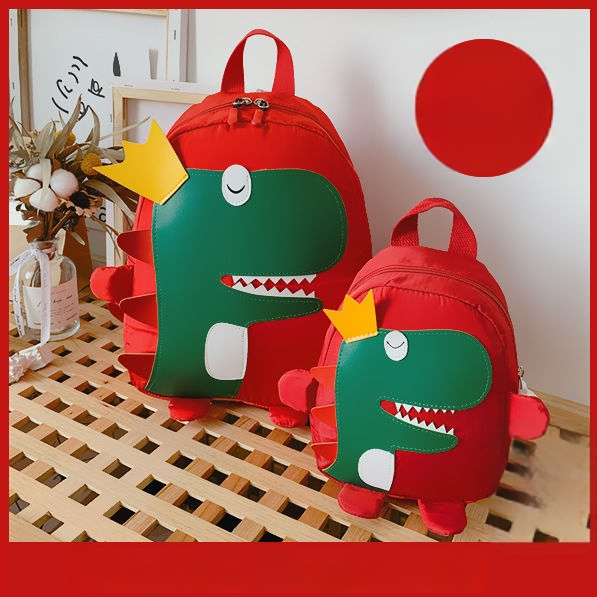 Laste dinosaurusega seljakott – hingav, kulumiskindel, unisex, koolile, polüestri vooder