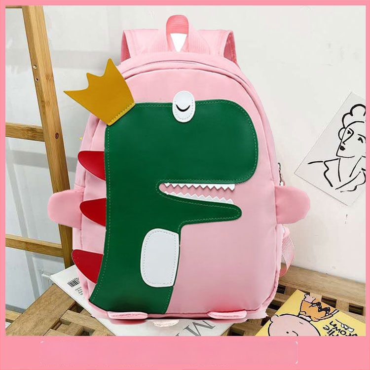 Laste dinosaurusega seljakott – hingav, kulumiskindel, unisex, koolile, polüestri vooder