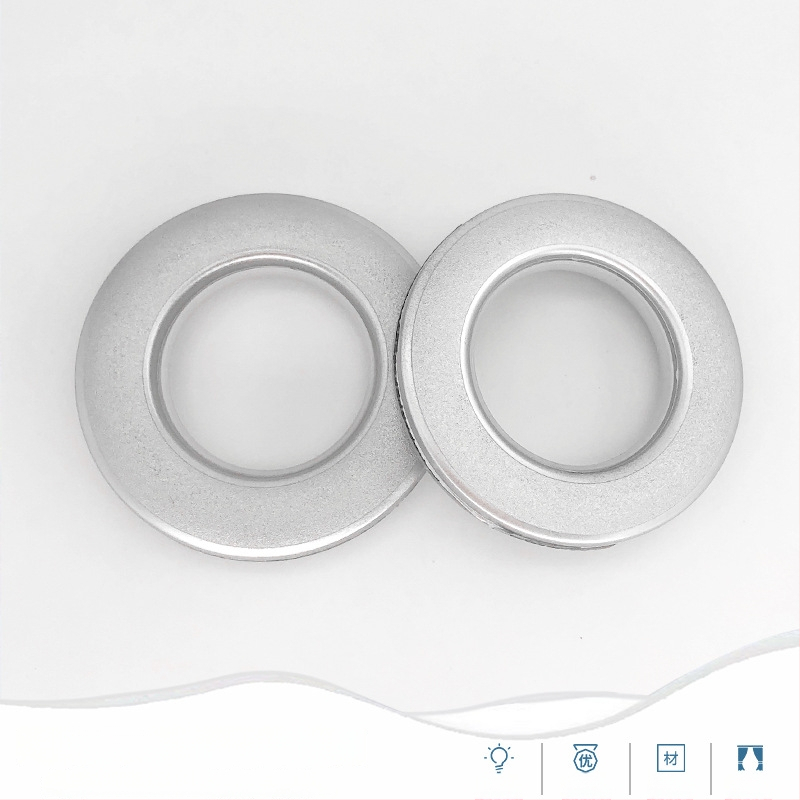 PP užuolaidų žiedas – sustiprintas, perforuotas žiedas, užuolaidų sagtis, Medžiaga: PP, Stilius: šiuolaikinis minimalizmas, Be personalizacijos