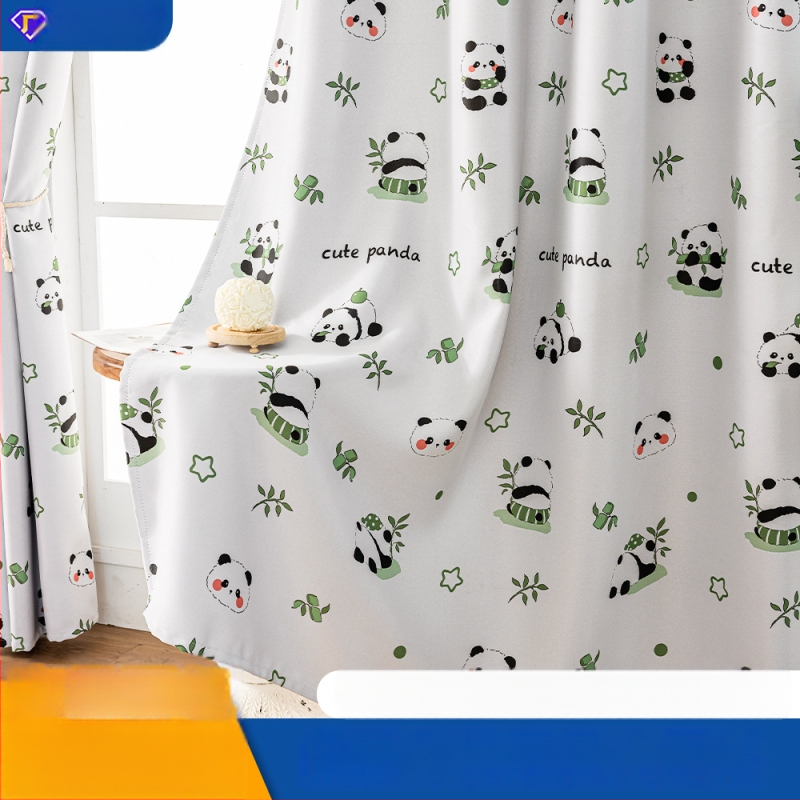 Aizkari pret gaismu logam, poliesters, drukāta karikatūra audums, piemērots logiem dažādu veidu