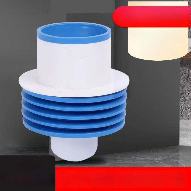 Plastikust blokeeritud põrandakanalisatsioon koos anti-odor tihendi ja tagasivoolu klapiga, Briti stiilis kanaliseerimine