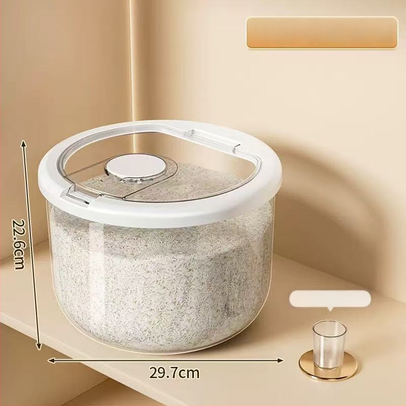 Ryžių laikymo dėžė — sandari, atspari drėgmei ir atbaido kenkėjus, maisto kokybės PP plastikas