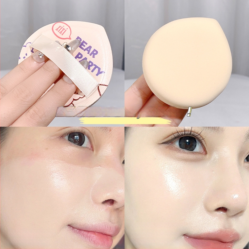 Pūderes pūdelis – sausai un mitrai lietošanai, materiāls: sūklis, zīmols: xixi, 1 gab