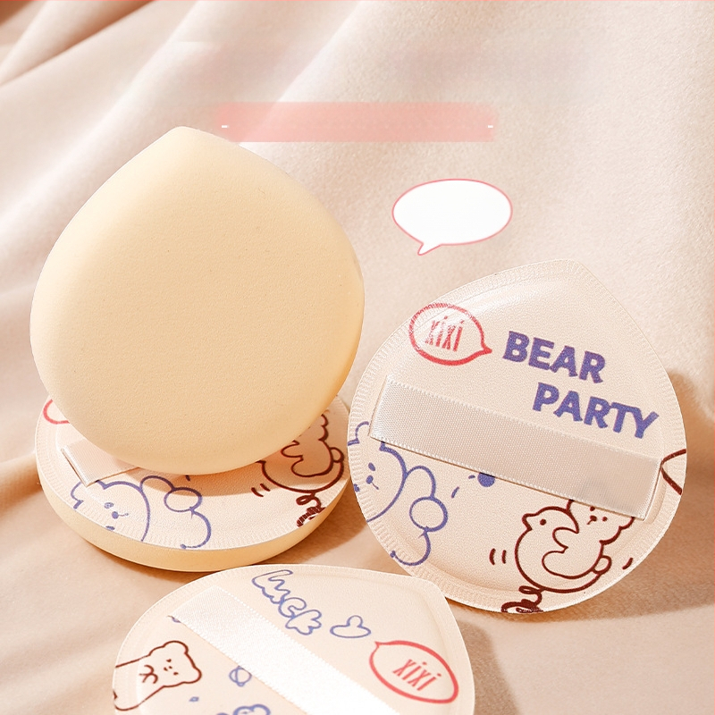 Pūderes pūdelis – sausai un mitrai lietošanai, materiāls: sūklis, zīmols: xixi, 1 gab