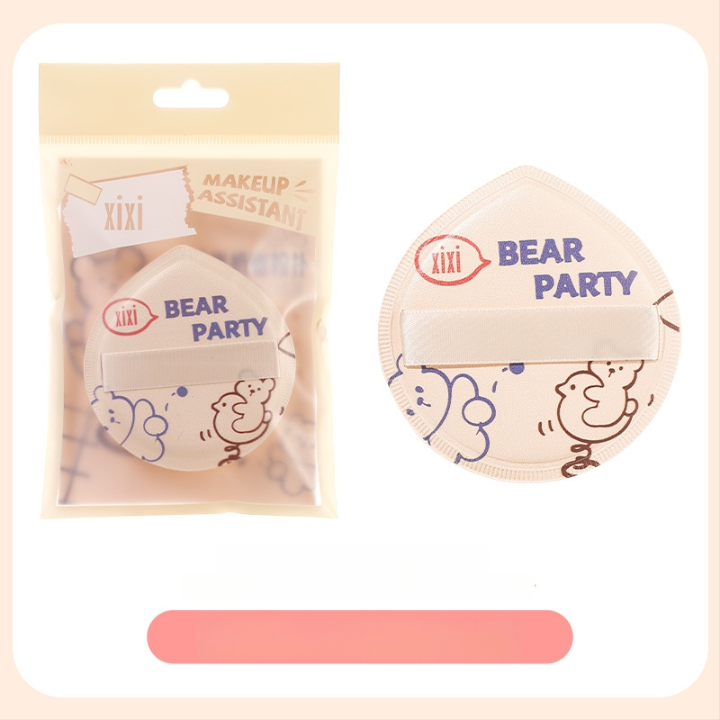 Pūderes pūdelis – sausai un mitrai lietošanai, materiāls: sūklis, zīmols: xixi, 1 gab