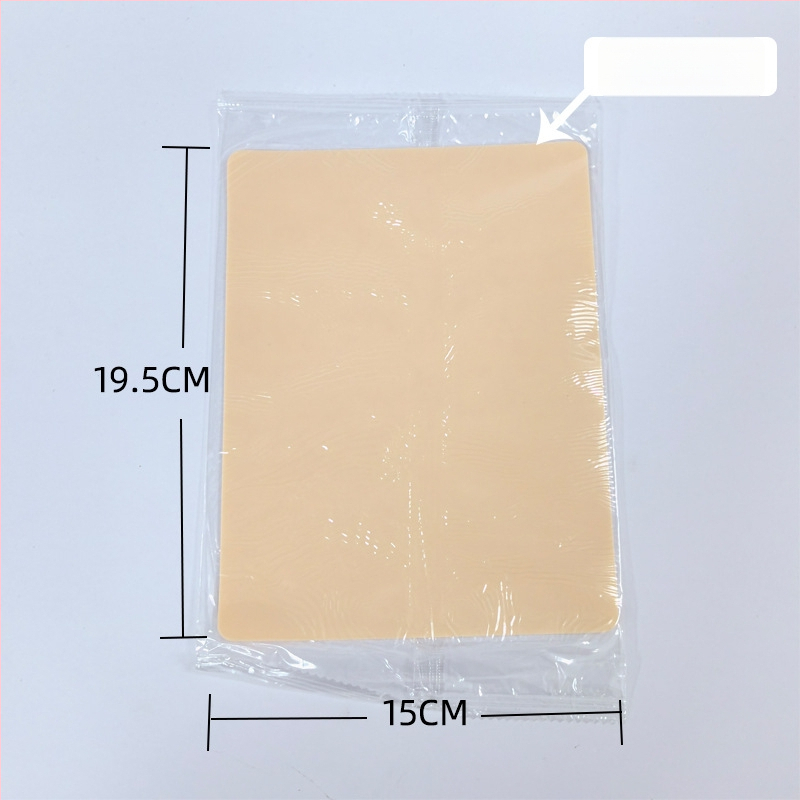 Tatuiruočių treniruoų oda, minkšta silikono danga, 3 mm storis, tuščias paviršius antakių tatuiravimui, pradedantiesiems