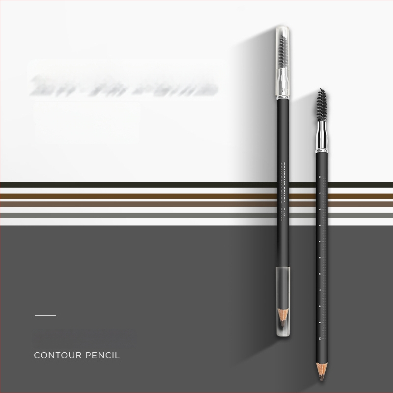 Topeltpeaga manuaalne kosmeetiline tätoveerimispliiats kulmude ja silmajoone jaoks, Famisoo bränd, poolpüsiv positsioneerimine