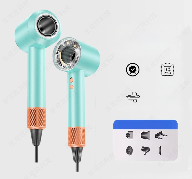 Matu fēns ar brushless motoru, 1600W, 220V, negatīvi joni, karsts un auksts gaiss