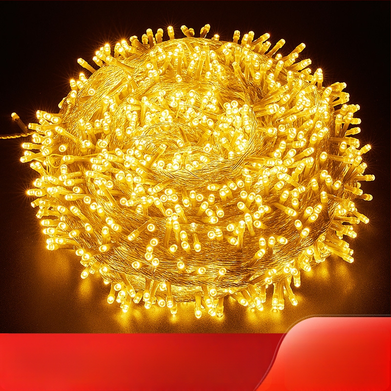 Kalėdinės LED girliandos lauko naudojimui, IP65, reguliuojamas šviesumo lygis, 220V