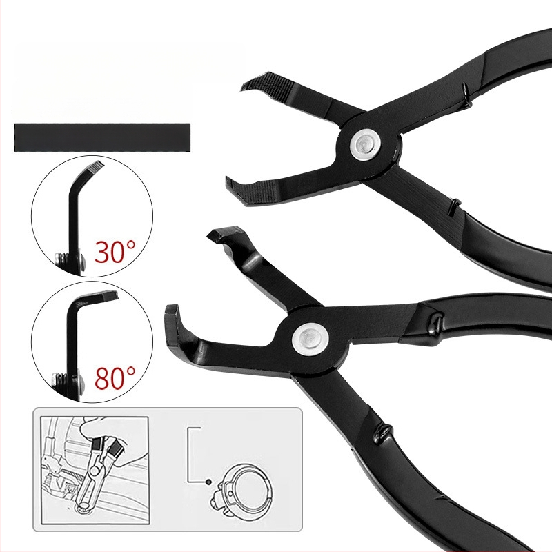Kliešte na demontáž vnútorných panelov auta — protišmyková rukoväť z PVC, oceľ s uhlíkom