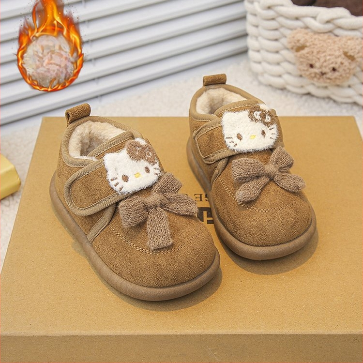 Laste talvekingad fleece voodriga, kummijalaga paks disain, unisex, lastele 4–16-aastastele