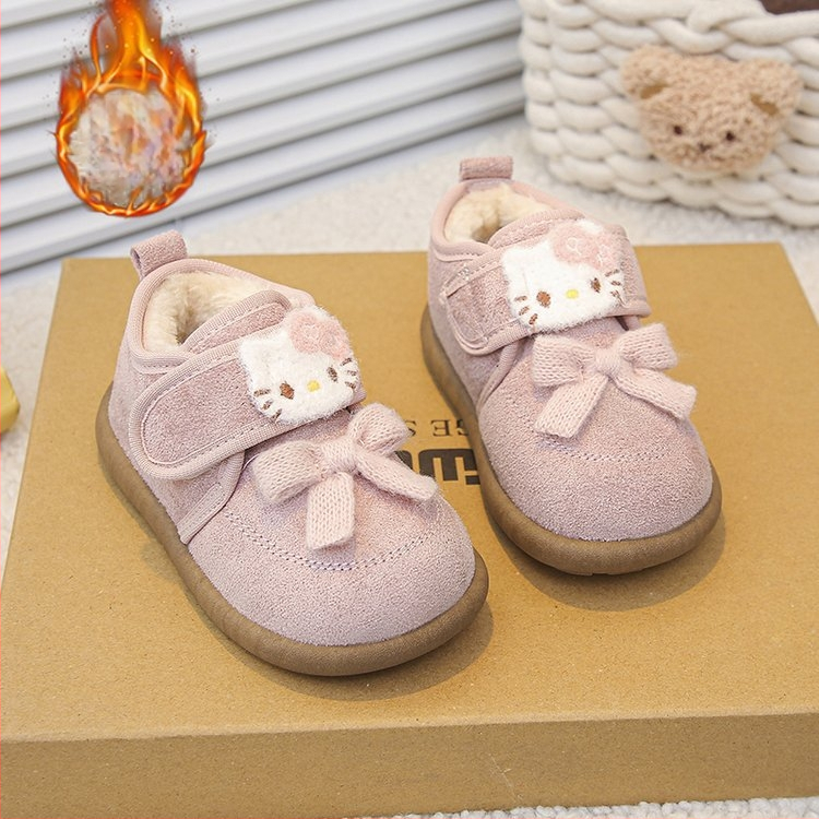 Laste talvekingad fleece voodriga, kummijalaga paks disain, unisex, lastele 4–16-aastastele