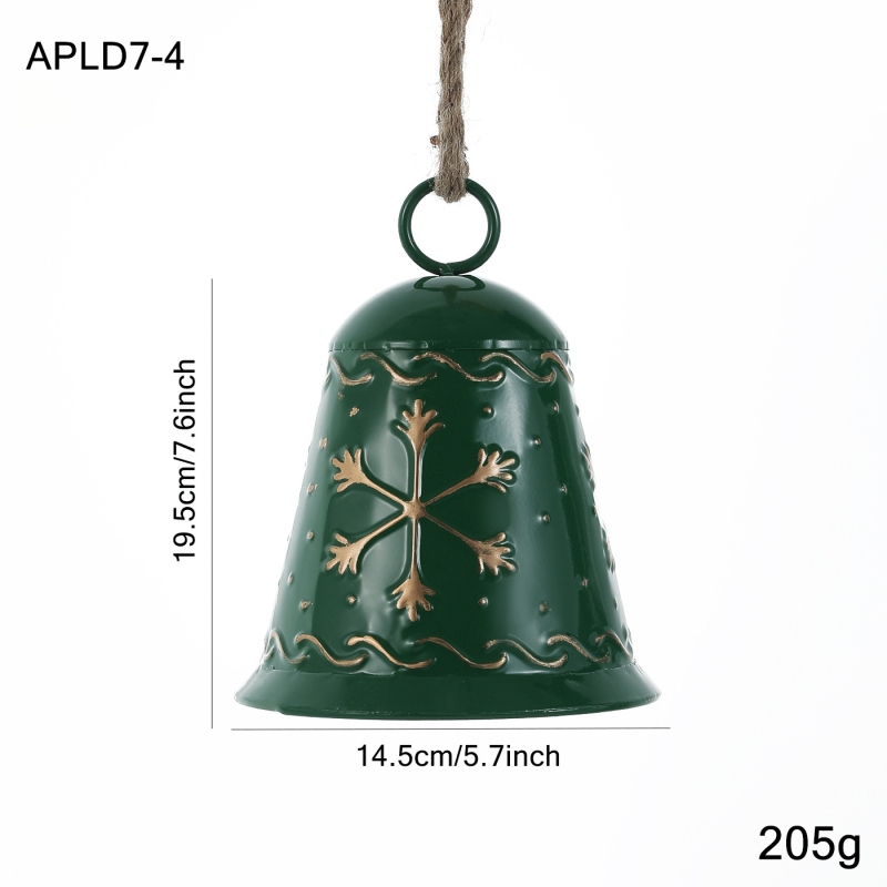 Geležinis Kalėdinis varpelis eglutei - Henggang prekės ženklas