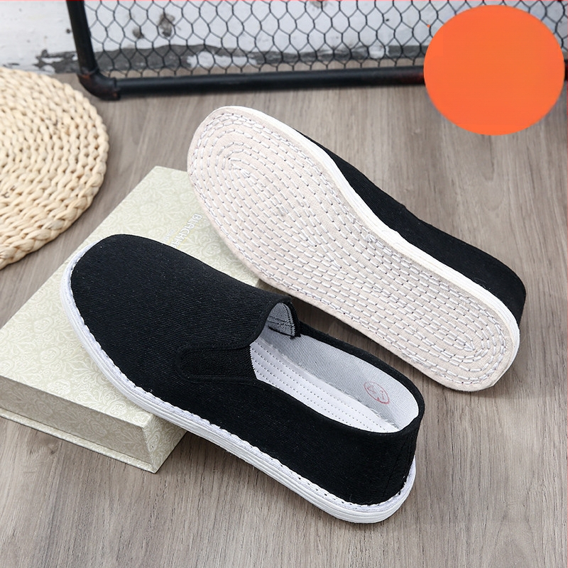 Audiniai plokštiniai bateliai su apvaliu pirštu, Slip-On, tūkstančio sluoksnių pada, kvėpuojantys