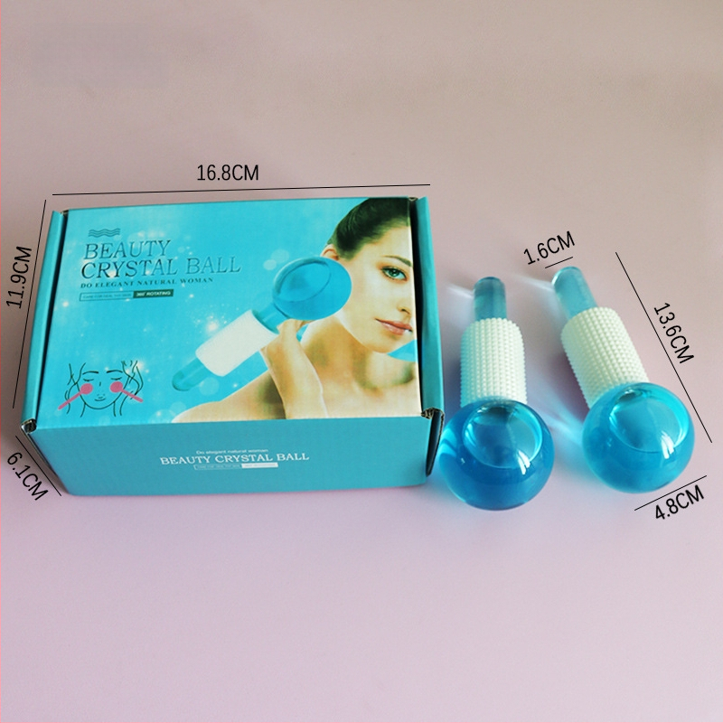 Chongqi Beauty Ice Wave veido masažo rutulys – rankinis, be elektros, anijoninė funkcija