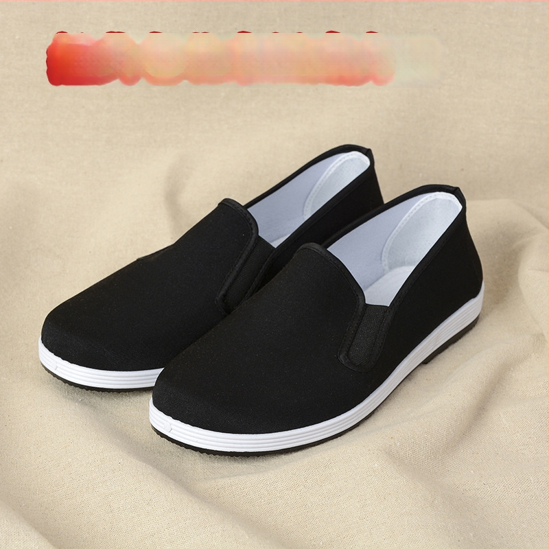 Vyriski drobės bateliai, kvėpuojantys, atsparūs dilimui, žemas viršus, medvilninis viršus, PVC pada