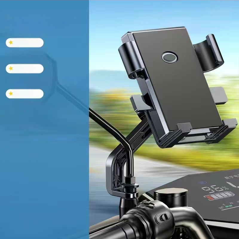 Telefono laikiklis elektriniams transporto priemonėms, motocikliui ir kalnų dvirčiui su navigacija (medžiaga: minkštas lipalas; prekės ženklas: be prekės ženklo)