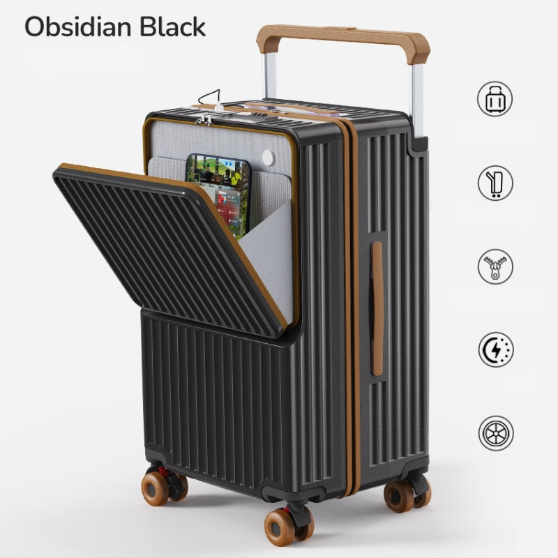 Reisikohver kuiva–niiske eraldamisega, eesava disain, USB-port, veekindel, suur maht