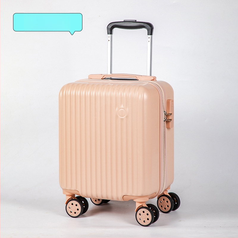 Omanfi 14-tolline käsipagas, ABS+PC, 2,3 kg, universaalsed rattad, tõmblukuga avamine, tavaline kombinatsioonlukk